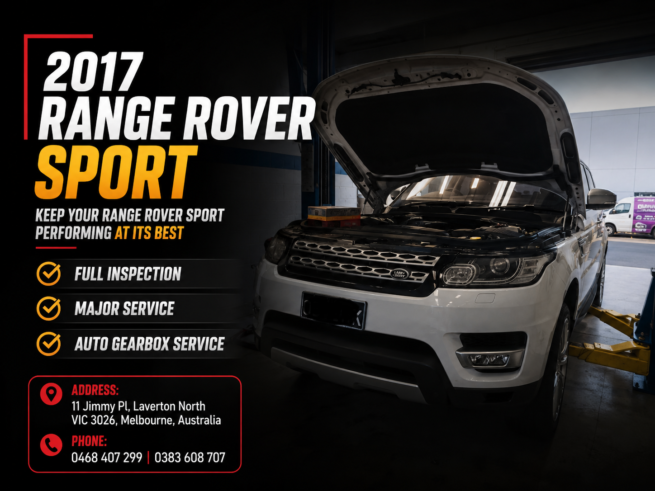 2017 Range Rover Sport — Full Inspection, Major Service & Auto Gearbox Service